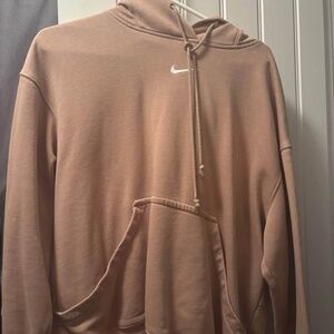 Brown Nike hoodie size S
